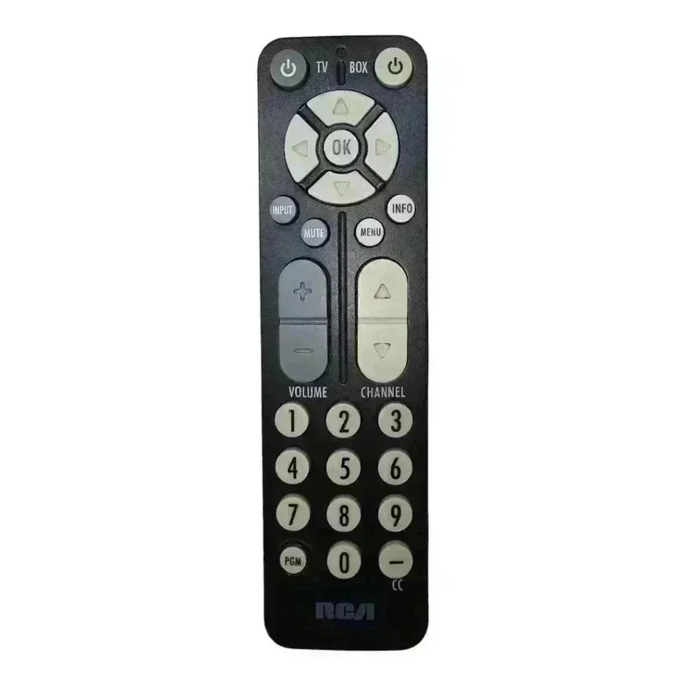 RCA RC27A *READ* Replacement Remote Control Black *With Phone Light Tested Only*